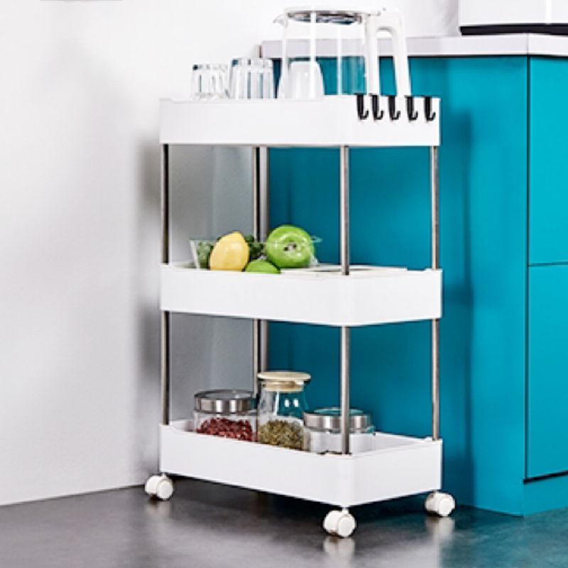 Libreria etagere aperta contemporanea con libreria di plastica in telaio in acciaio