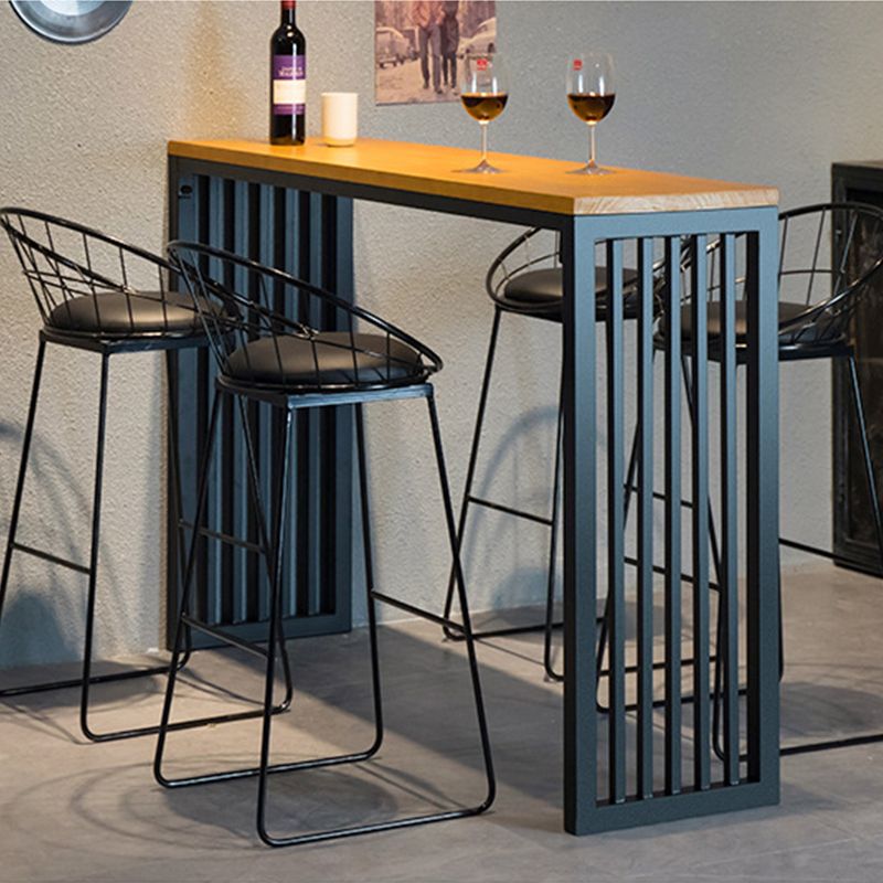 Contemporary Faux Leather Counter Stool Bar Height Bar Stool with Metal Legs