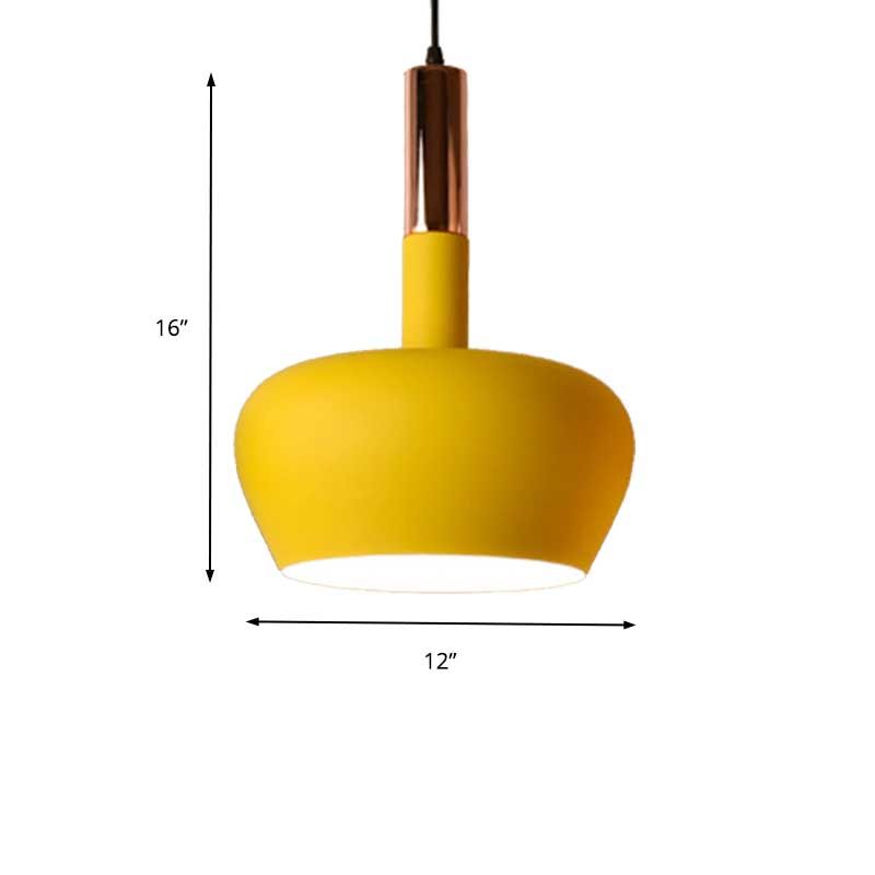 Weinglas Metallhänge angehender Licht Modernismus 1 Hellblau/Rosa/Gelb Suspension Anhänger