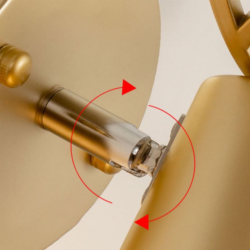 Modern Metal Wall Sconce Antler Shape Wall Light for Bedroom