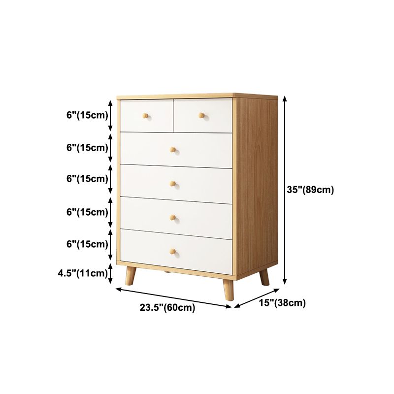 Modern Style Engineered Wood Sideboard White Dining Server for Kitchen