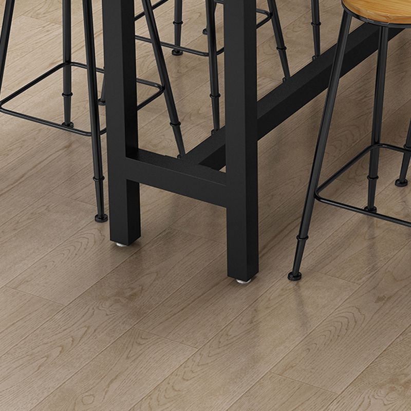 Modern Style 1/9 Pieces Bar Table Set Rectangle Pine Wood Counter Table for Cafe