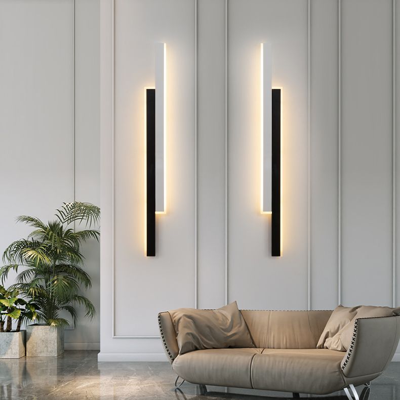 Lampada di scarpe con foglie rettangolari moderne sconde acriliche in stile minimalista