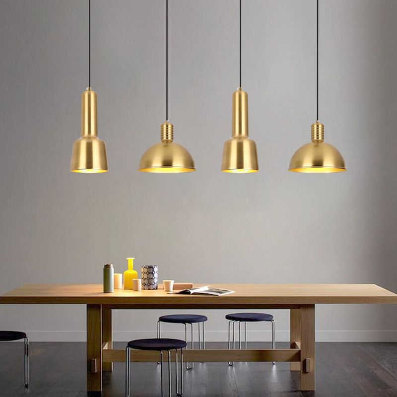 Zeitgenössische Deckenleuchte mit Metallschatten für Wohnzimmer