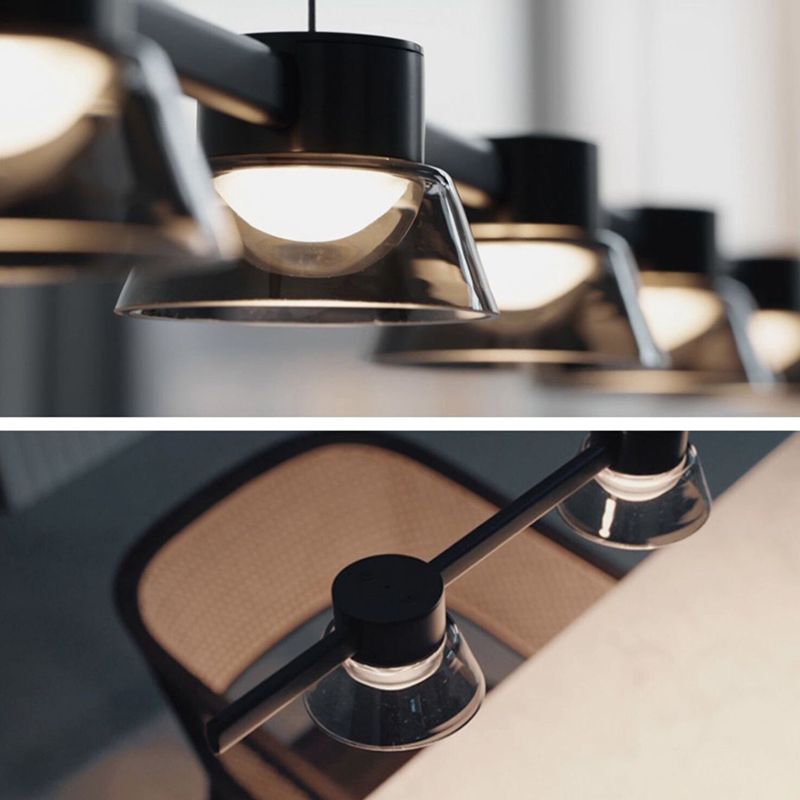 Modern Pendant Lighting Fixtures Glass Island Light Fixture for Living Room