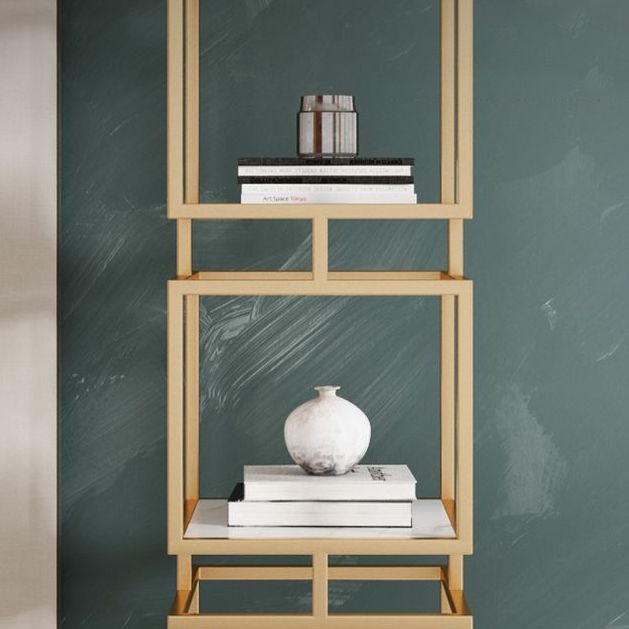 11.81"W Bookshelf Contemporary Style Open Back Bookcase for Home Office