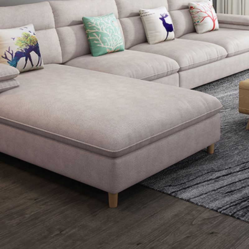 40.94 " H Pillow Top Arm Cotton Blend Sofa & Chaise for Living Room