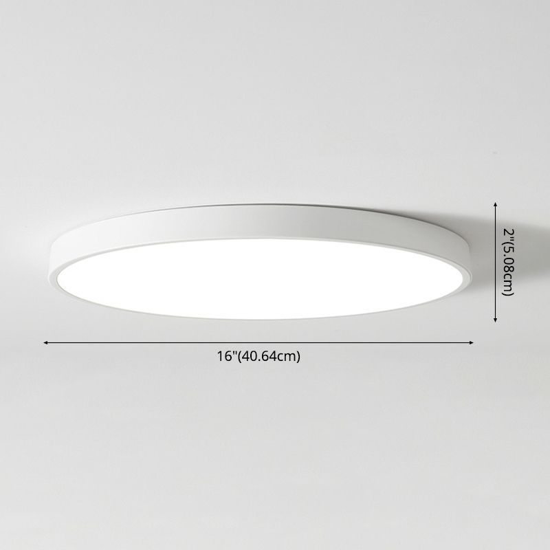 Plafonniers géométriques à montage en surface à 1 lumière LED, luminaires encastrés en métal de style moderne