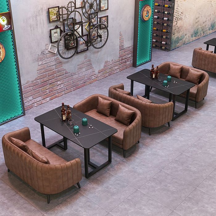 Industrial Style Dinner Room Kitchen Table Metal Base Table for Dinning Room