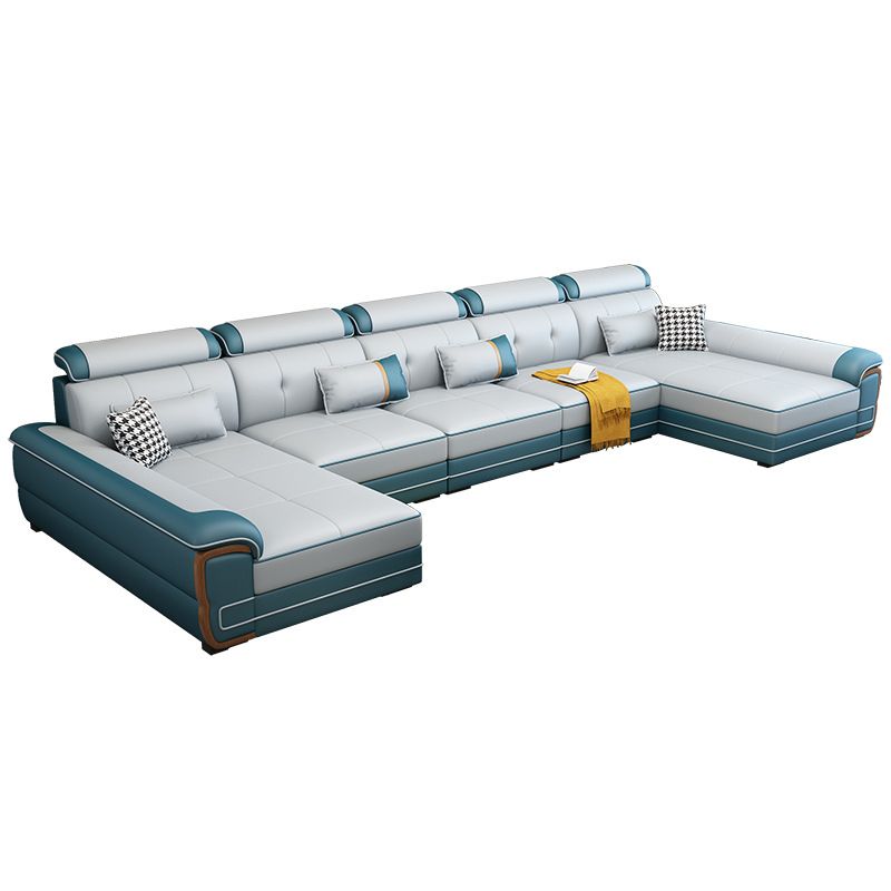 158.26" D x 70.86" W x 31.49" H Sectionals with Adjustable Bolster Pillows