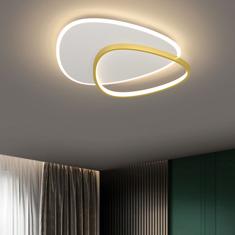 Modern Flush Mount Ceiling Light Acrylic Ceiling Lamp Fixture for Drawing Room