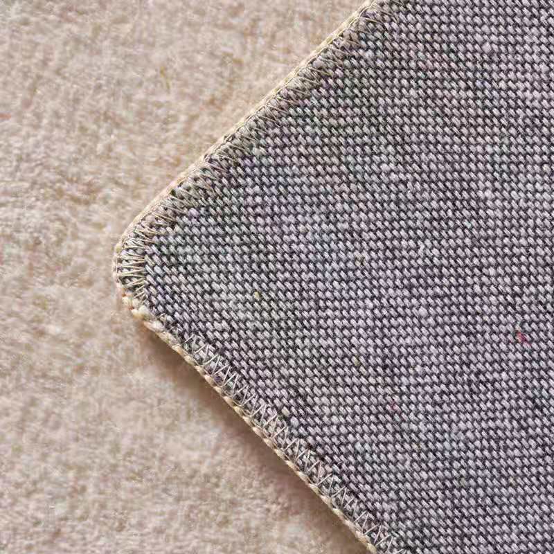 Khaki Tone Area Carpet Minimalist Polyester Indoor Rug Washable Living Room Area Rug