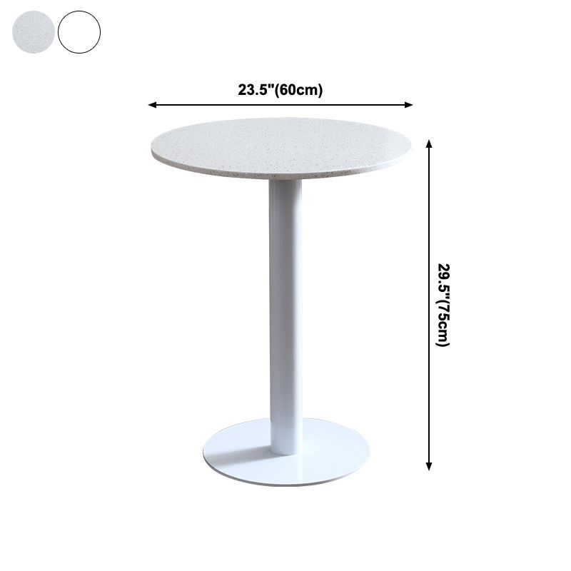 Industriële stijl eettafel voetstuk eetkamercollectie, 23,6 "l x 23.6''w x 29.5" h