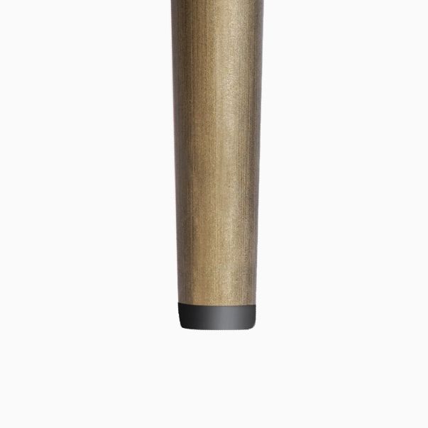 Glam Style Counter Stool Faux Leather Counter-height Stool for Indoor