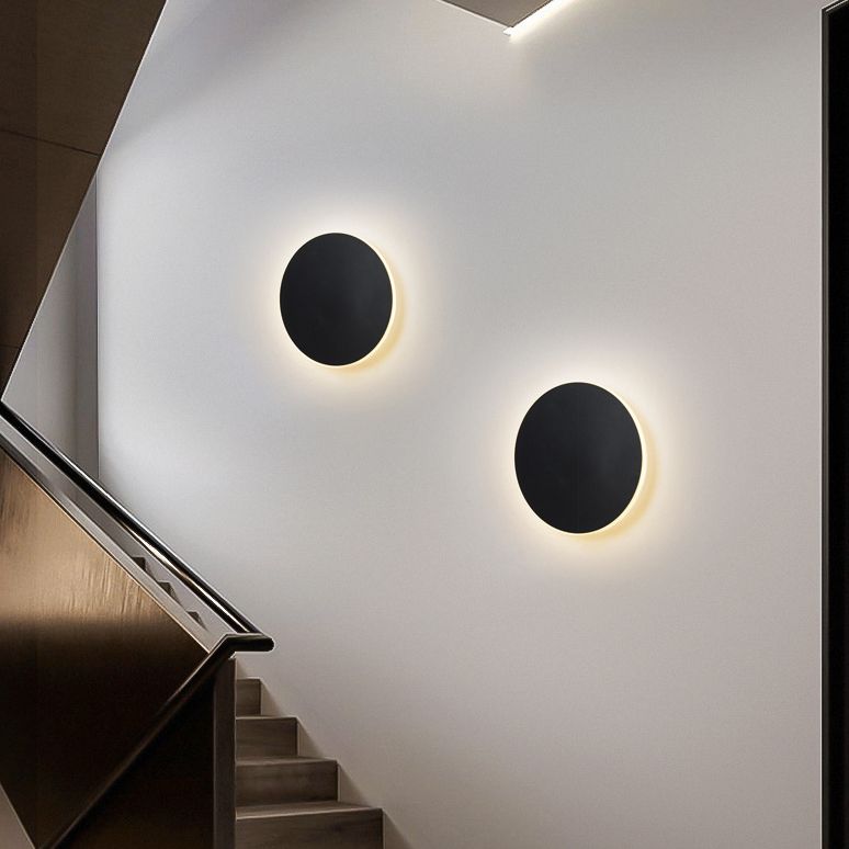 Acryl runde Schatten Wandleuchte modern