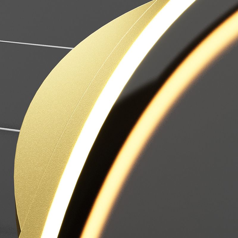 Linear Island Pendant Lights Modern Metal 1 Light for Dining Room