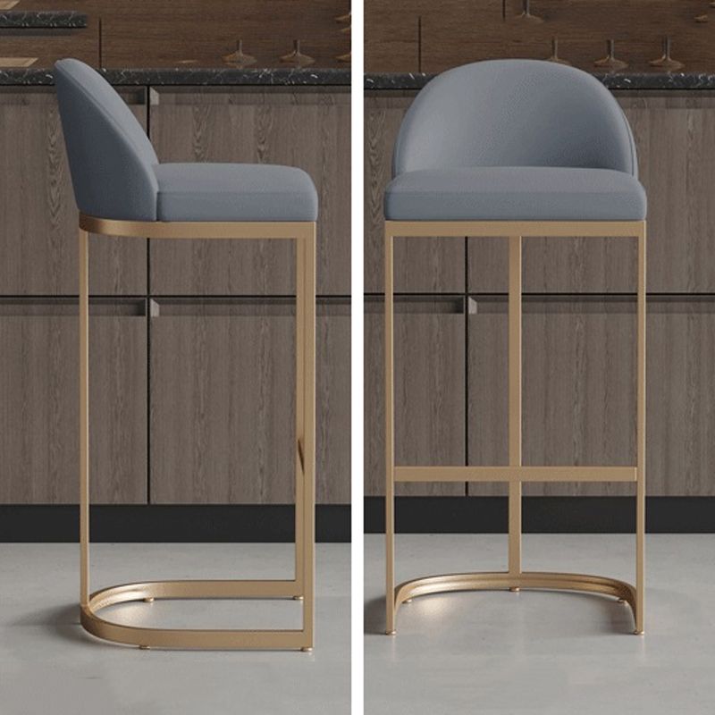 Glam Bar Table Set 1/2/5 Pieces Rectangle Bar Table with Metal High Stools for Kitchen