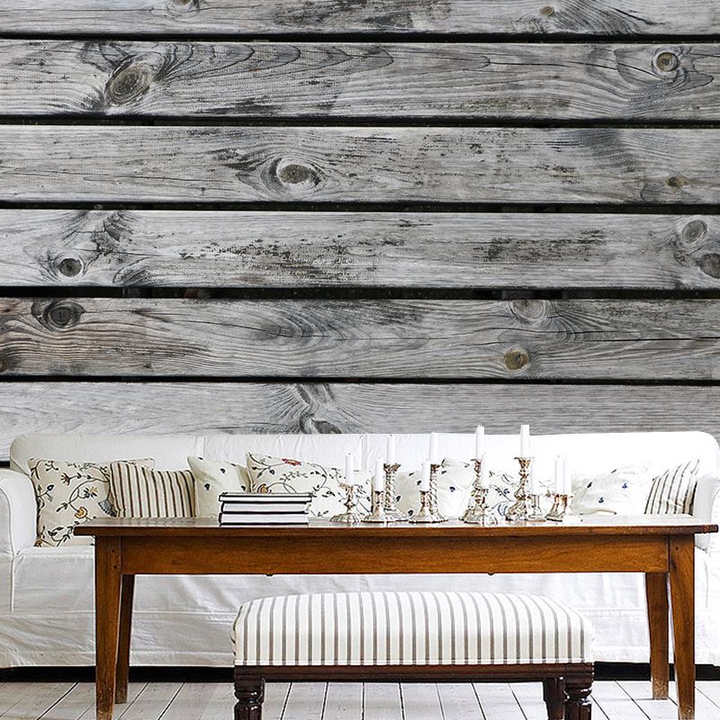 Old Wood Texture Mural Wall Decals Home Decoration Living Room Wall Decor