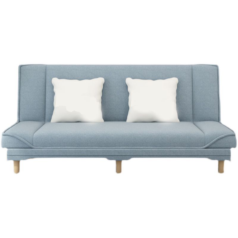 31.5 " H Contemporary Linen Armless Convertible Sleeper Sofa