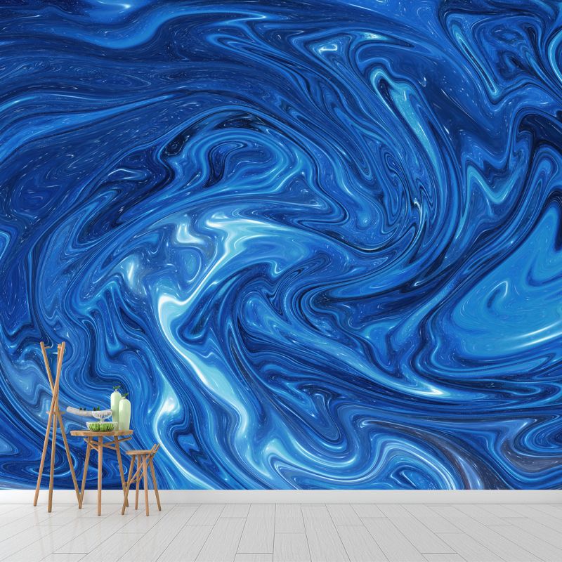 Abstract Mural Wallpaper Customized Wall Decor for Living Room, Stain Resistant