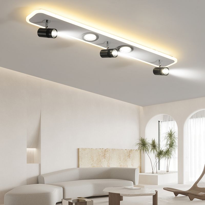 Forme cylindrique LED Rail Plafon