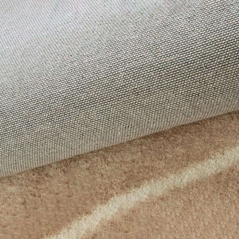 Brauner, lässiger Teppich, Polyester-Farbstück-Teppich, rutschfester Teppich für die Inneneinrichtung
