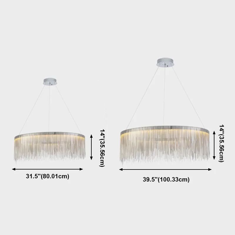 Moderne luxe led kroonluchter metalen lineaire hangende lamp voor binnenruimtes
