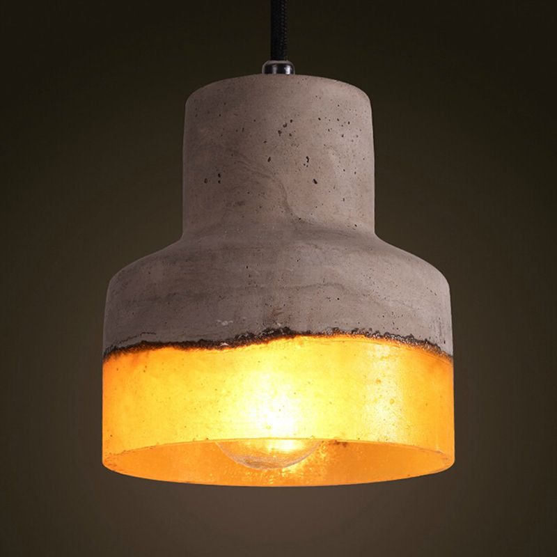 Cement hangende lichtkit eenvoud ophanging hanglamp voor woonkamer slaapkamer