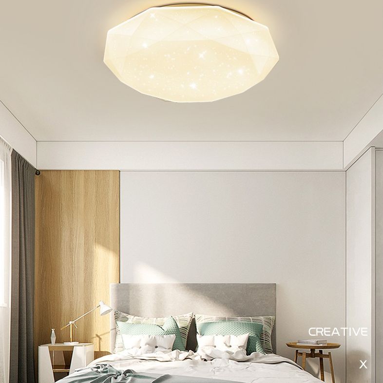 Starsky Design plafonnier suspendu LED luminaire Salon Blanc acrylique ombre semi - sombre