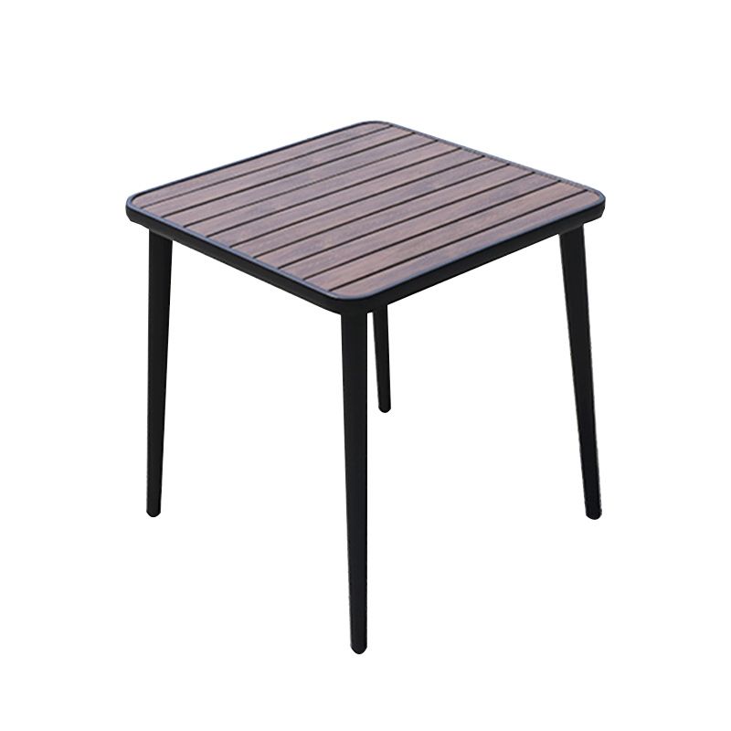 Industrial Dining Table Wood Rust Resistant Table, Water Resistant