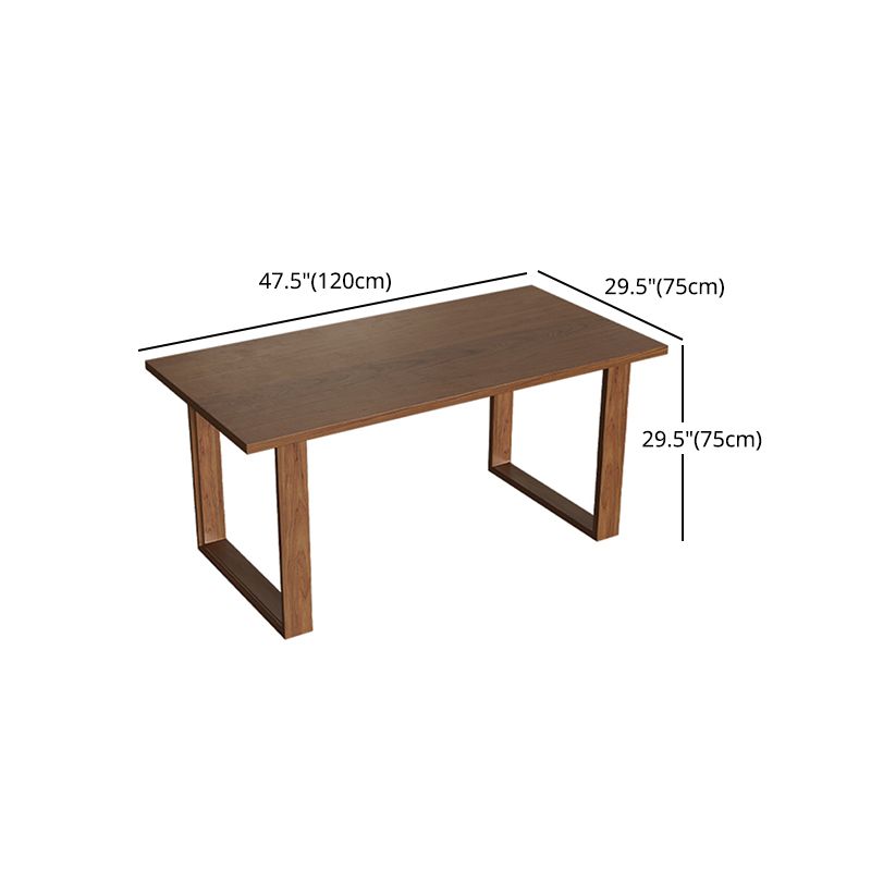 Pièces modernes 1/4/5 Pièces Rectangle Ensemble de restauration Table à manger en bois massif avec chaises