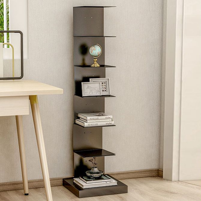 Metal Geometric Bookshelf Scandinavian Style Home Office Bookcase