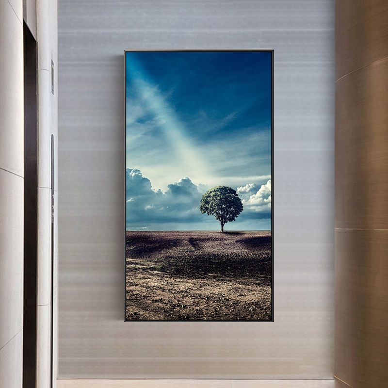 Photography Modern Style Canvas Print Natural Landscape in Light Color, Multiple Sizes