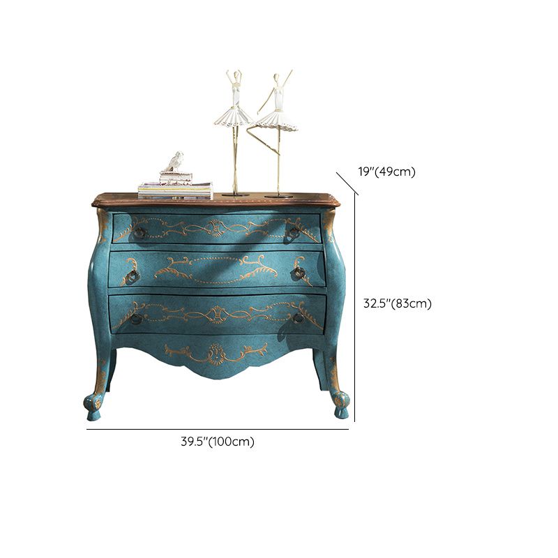 Classic Glam Storage Chest Solid Wood Storage Chest Dresser with 2/3 Drawers