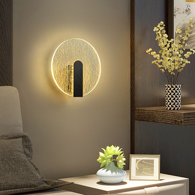 Splique de pared geométrica acrílica Luz LED de luz LED de lujo para escaleras para escaleras