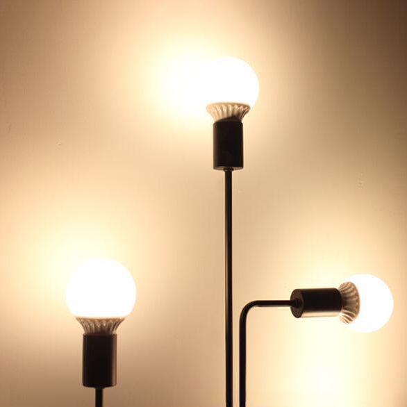 Montura de Enredo Negro de Enredo Semivaciado de Luz Minimalista Industrial Minimalista