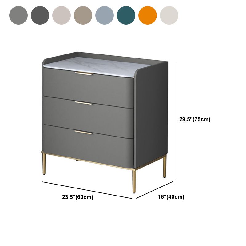 15.74" Wide Solid Wood Accent Chest with Drawers and Straight Legs Chest