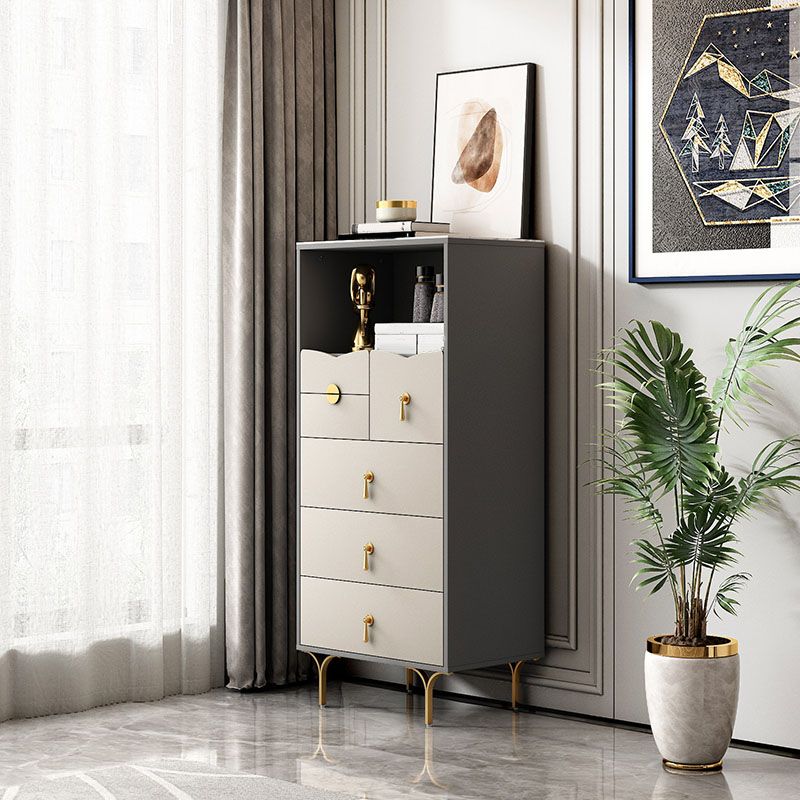 15.6-inch Width Glam Dresser Manufactured Wood Storage Chest