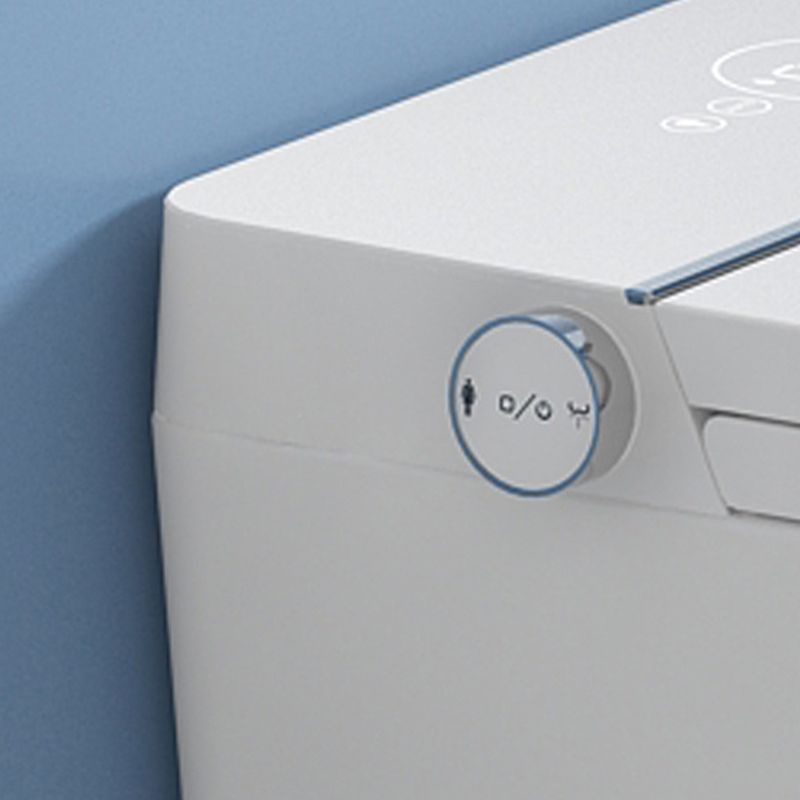 Wall Mount All-In-One Toilet Bowl Contemporary Flush Toilet for Washroom