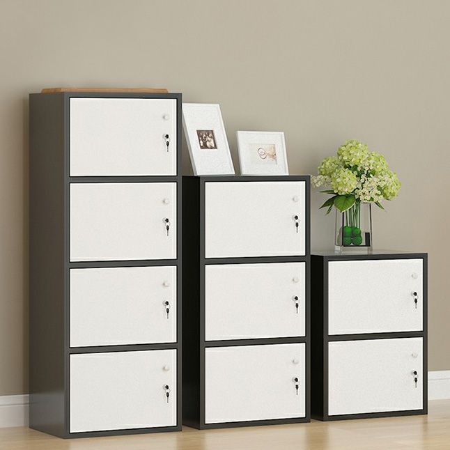 Light Wood Finish Non-Hanging Armoire Modern Storage Cabinet for Home