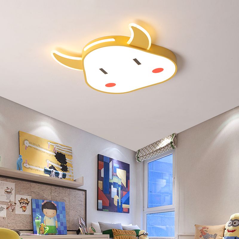 Taurus Moderno Minimalismo Plafoniera Camera da letto Soggiorno Lampada da incasso creativa