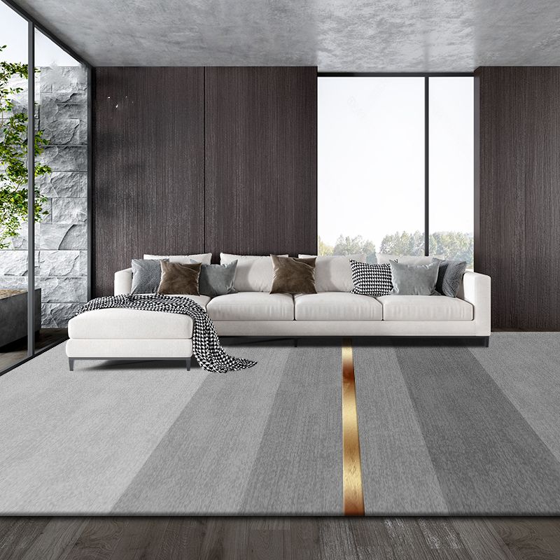 Grijs modern tapijtblending abstract grafisch vloerkleed wasbaar binnenvleed voor huisdecoratie