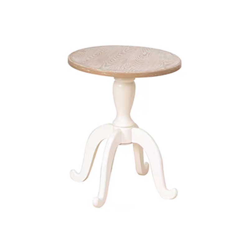 French Country Wooden Cocktail Table Distressed Coffee Table for Home