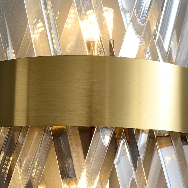 Crystal Wall Mounted Lighting Modern Style Sconce Light Fixture