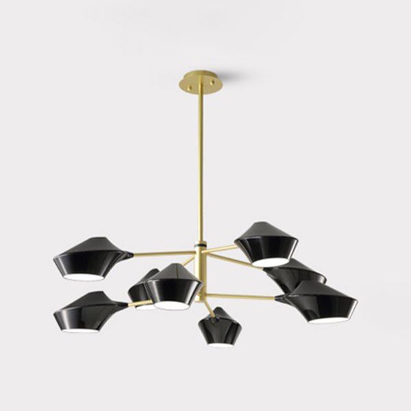8 Hoofd Postmodern Special Chandelier Light Warmtures Restaurant Hangende kroonluchter voor zitkamer