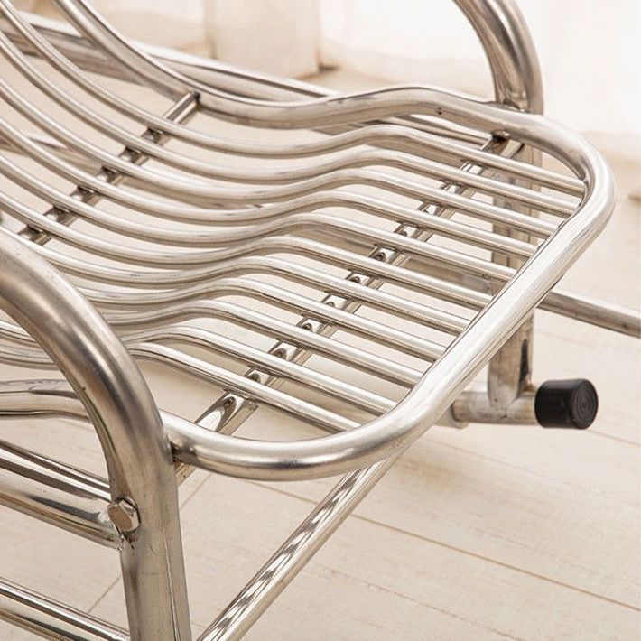 Contemporary Metal Rocking Chair Water Resistant Rocker for Home Decor