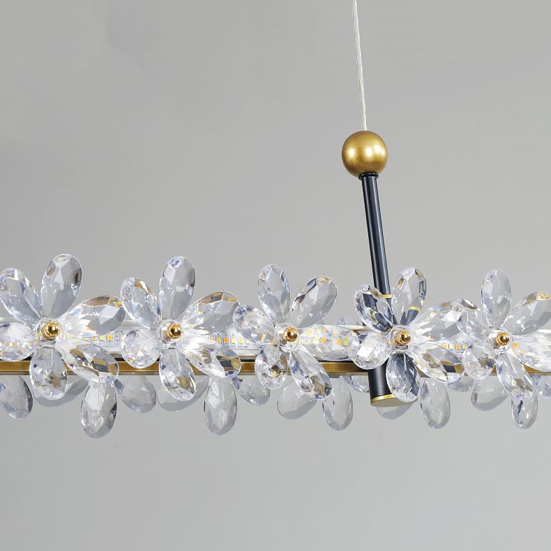 Modernism Single Golden Finish Ceiling Light LED Kitchen Island Lighting