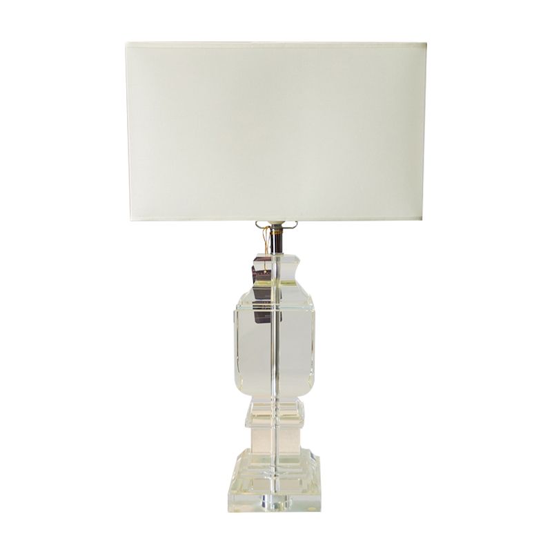 Rectangle moderne LAMPE DE TABLE DE Table