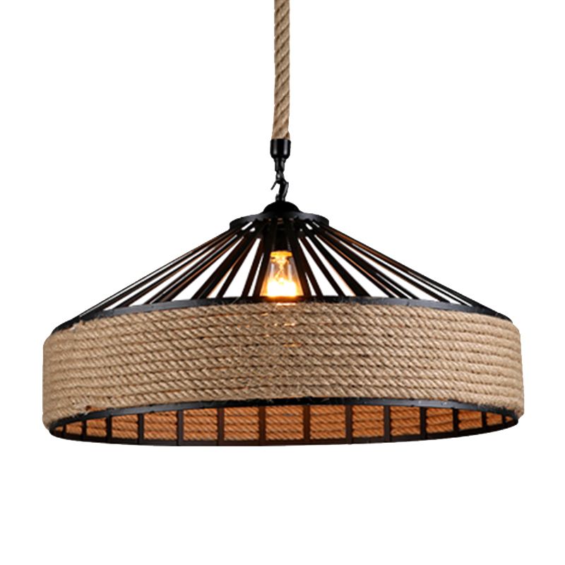 1 luminaire de pendaison de suspension conique