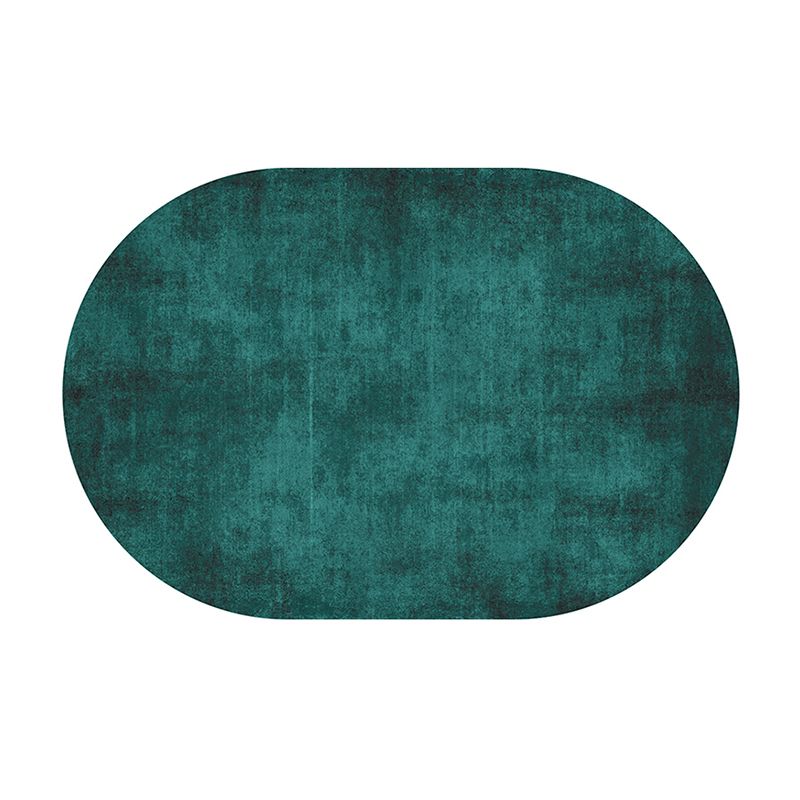 Green Modern Rug Blending Solid Color Rug Washable Rug for Living Room